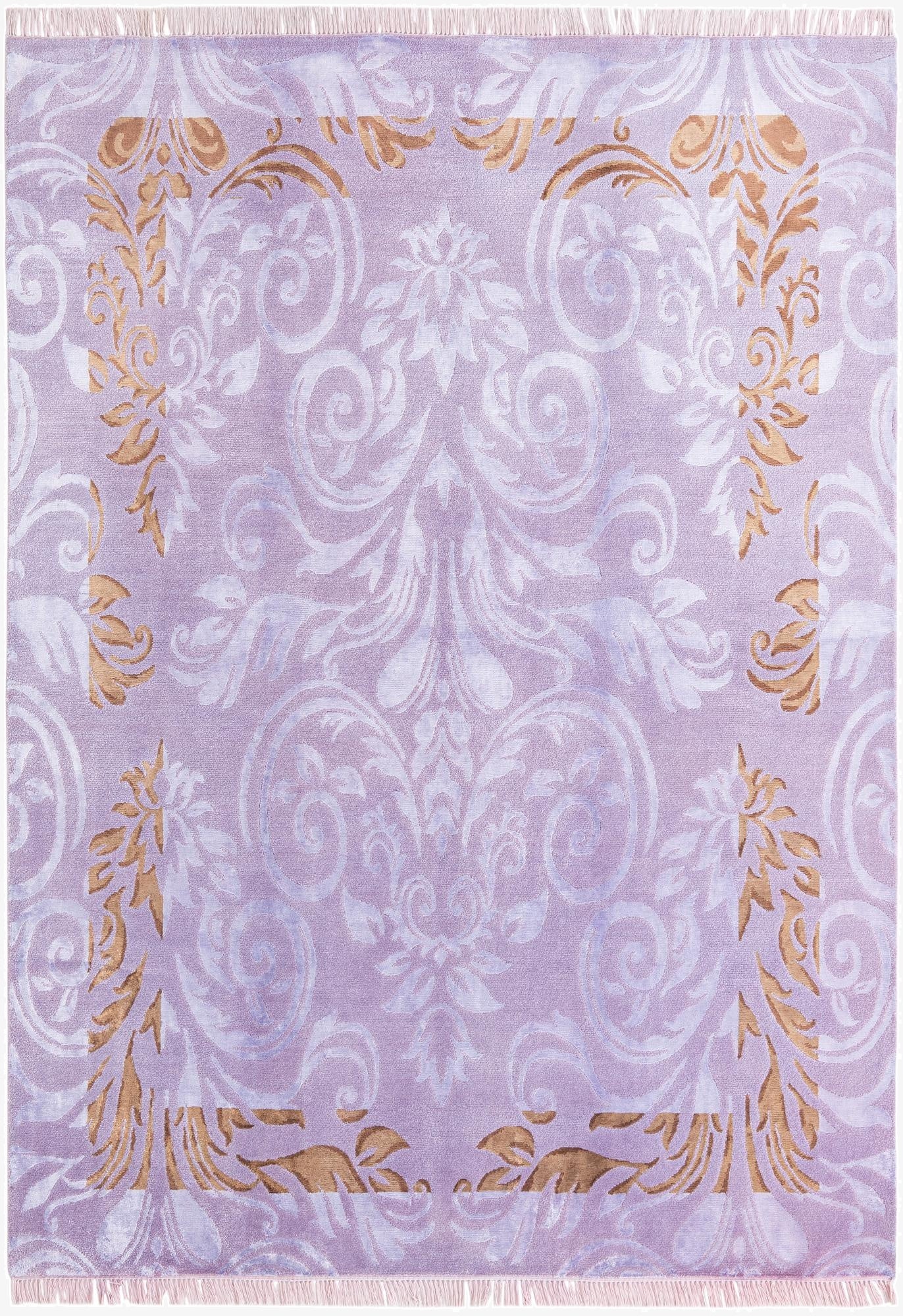 5' 9 x 8'  Hand Knotted Darya Wool Rug