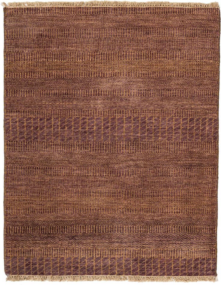 Detail image of 2' 6 x 4' 5 Hand Knotted Gabbeh Wool Rug