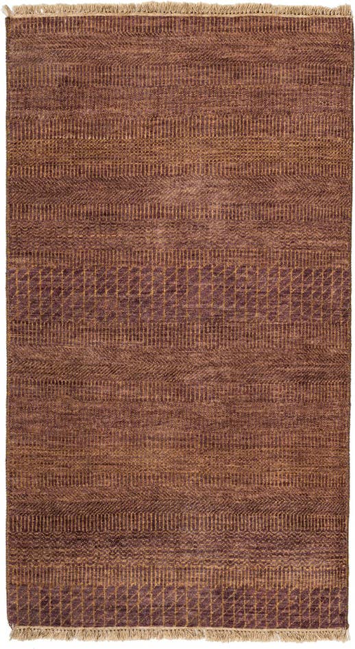 Detail image of 2' 6 x 4' 5 Hand Knotted Gabbeh Wool Rug