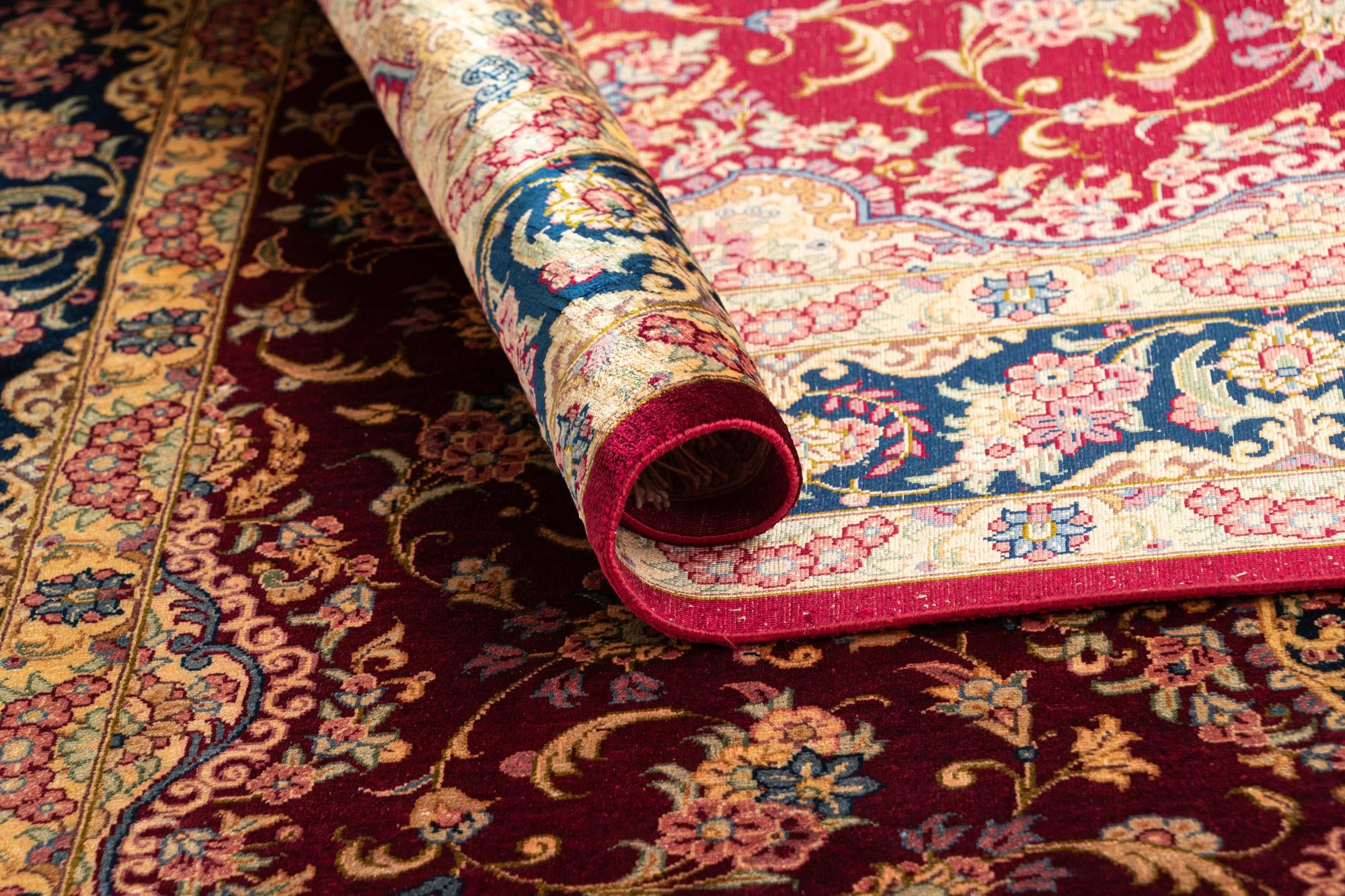 3' 3 x 4' 11 Ghom Silk Rug