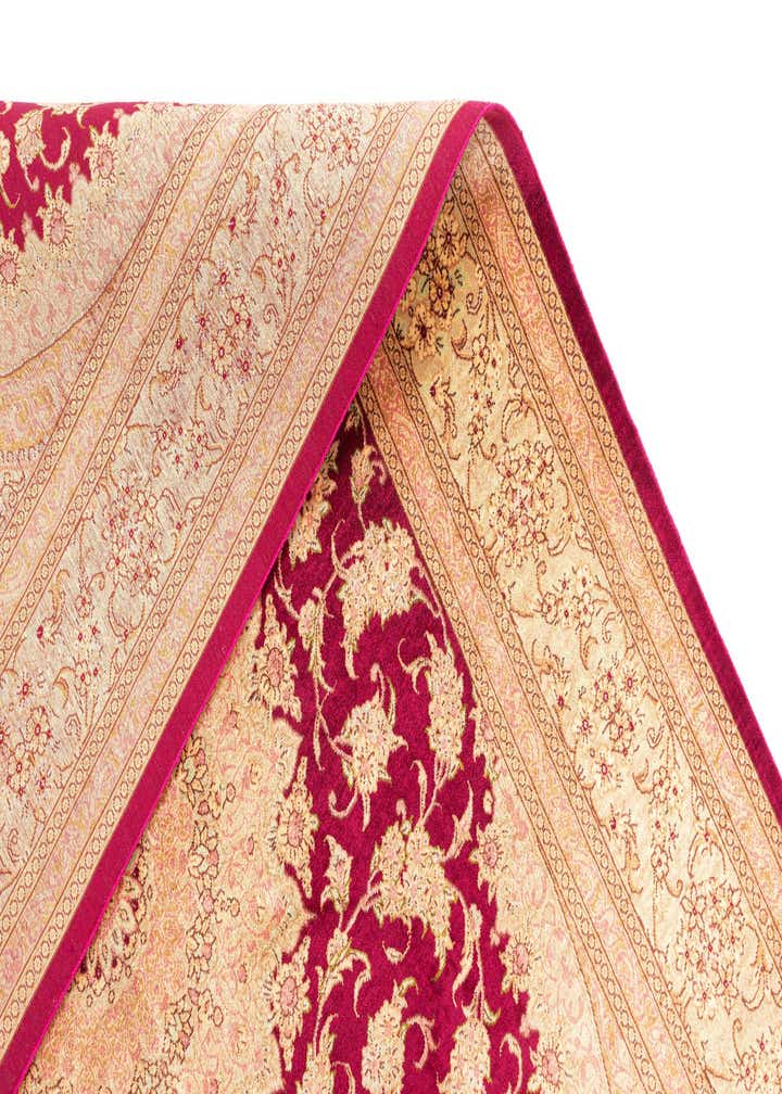 3' 3 x 4' 11 Ghom Silk Rug