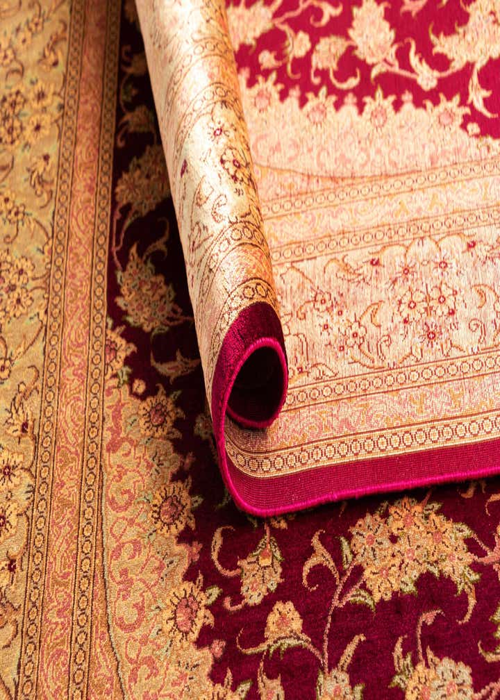 3' 3 x 4' 11 Ghom Silk Rug