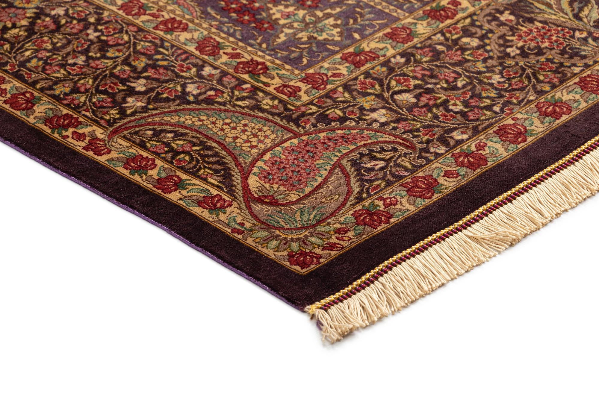 3' 3 x 4' 11 Ghom Silk Rug