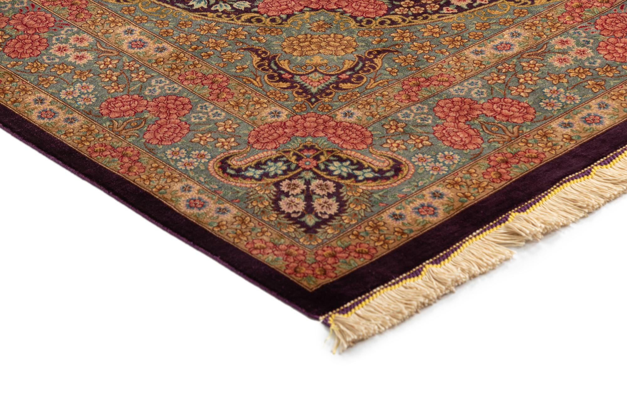 3' 3 x 5' 2 Ghom Silk Rug