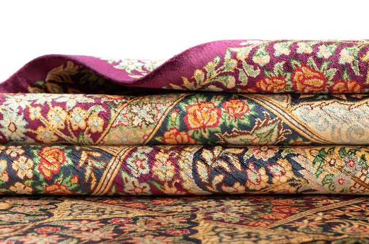 3' 5 x 5' Ghom Silk Rug