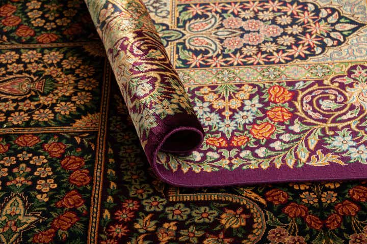 3' 5 x 5' Ghom Silk Rug