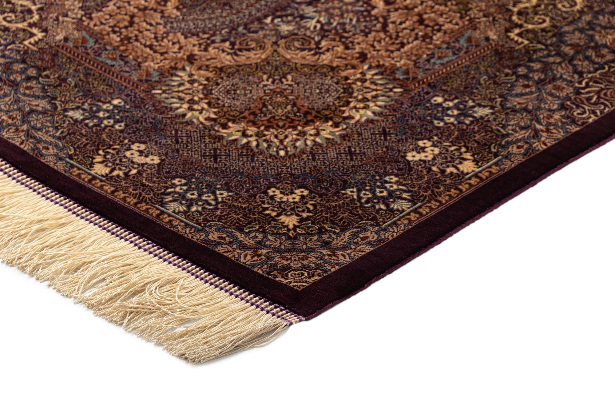3' 5 x 5' 1 Ghom Silk Rug