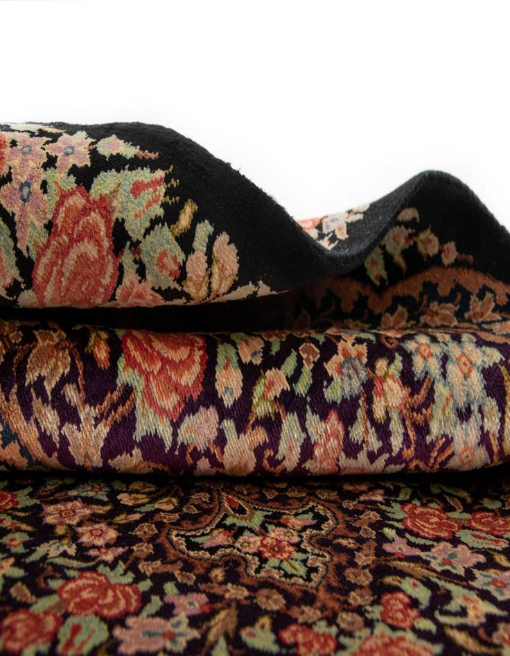 Detail image of 2' x 2' 11 Ghom Silk Rug