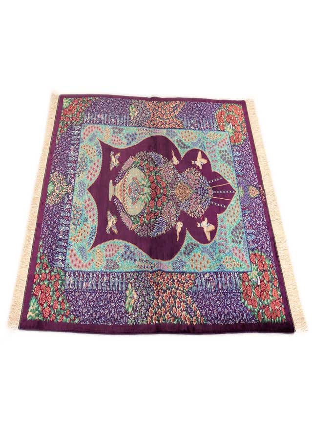 3' 3 x 4' 10 Ghom Silk Rug