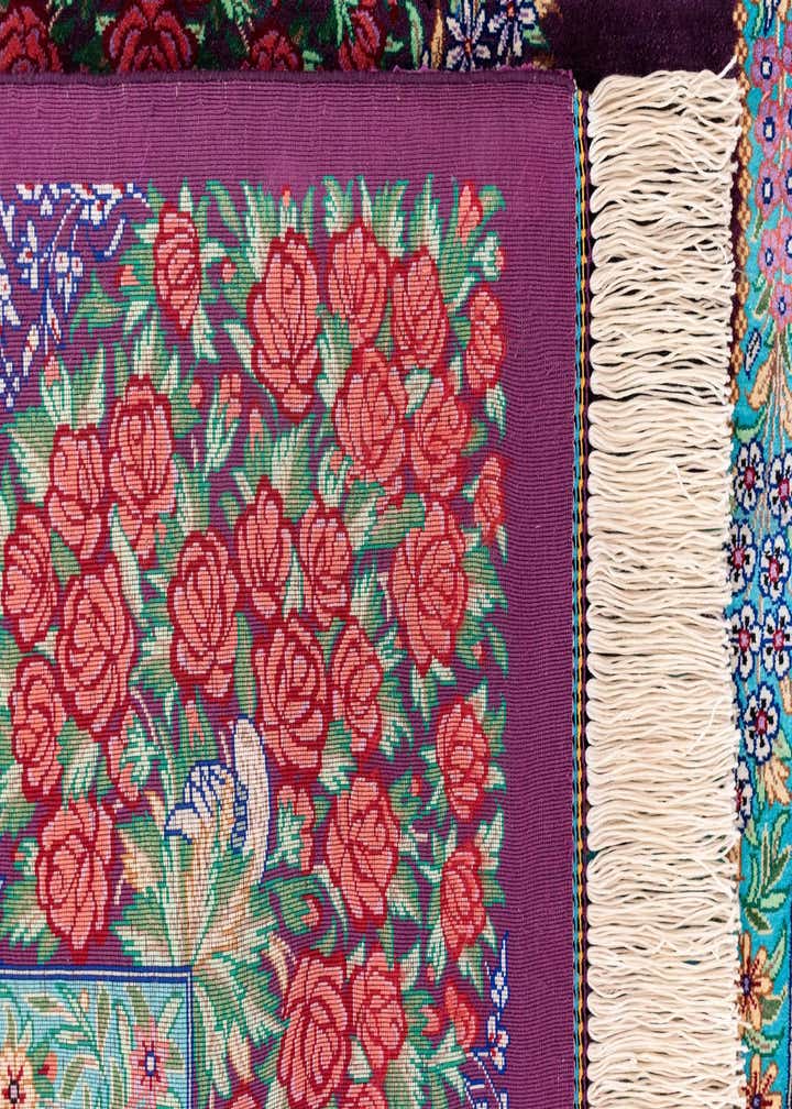 3' 3 x 4' 10 Ghom Silk Rug
