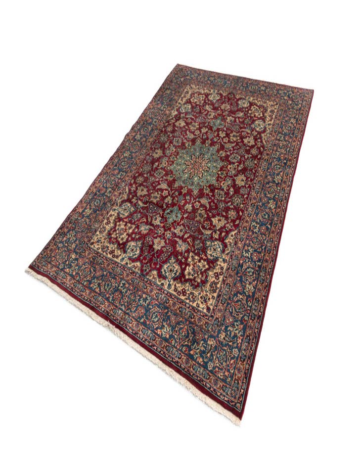 Detail image of 6' 7 x 9' 7 Kashan Wool Rug