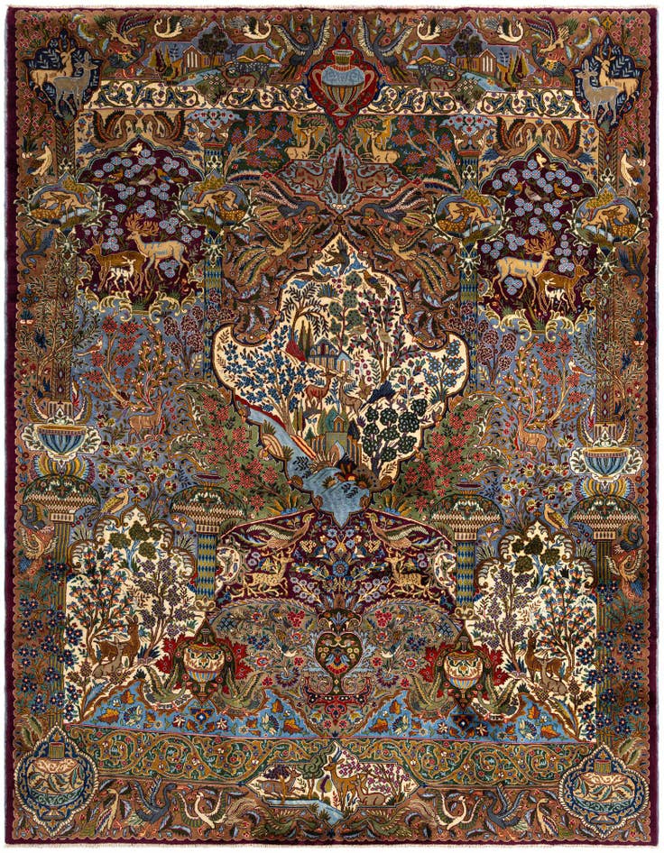 Detail image of 9' 11 x 12' 8 Kashmar Wool Rug