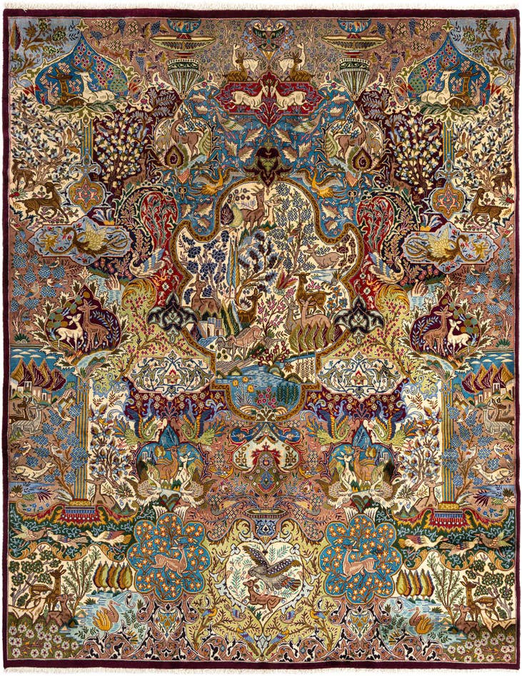 Detail image of 9' 8 x 12' 6 Kashmar Wool Rug