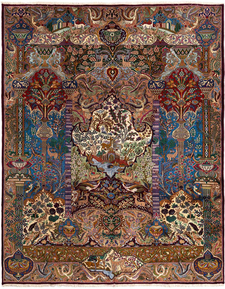 Detail image of 9' 11 x 12' 10 Kashmar Wool Rug