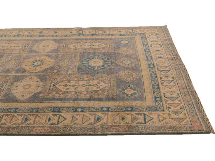 Detail image of 4' 10 x 7' Hand Knotted Kazak Rug