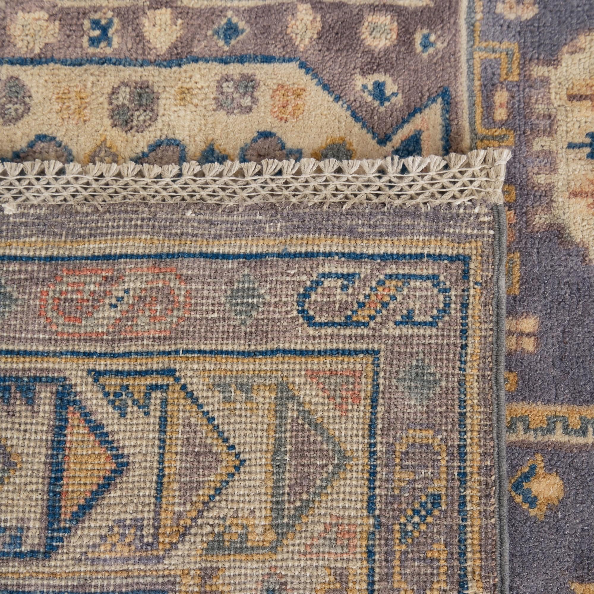 4' 10 x 7' Hand Knotted Kazak Rug