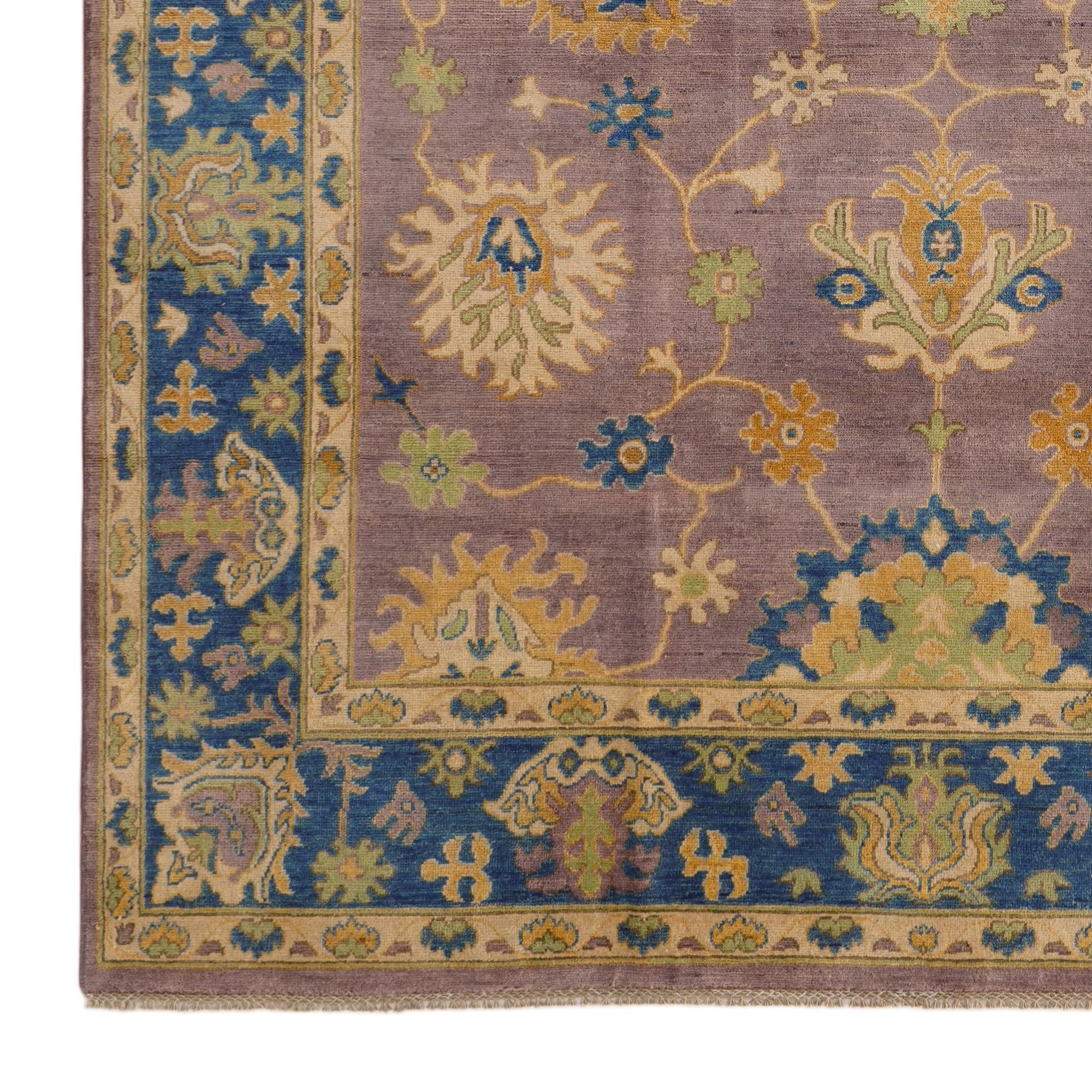 8' x 9' 10 Hand Knotted Kazak Rug