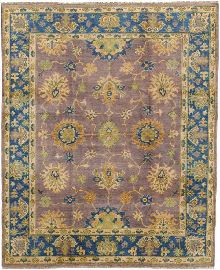 8' x 9' 10 Hand Knotted Kazak Rug