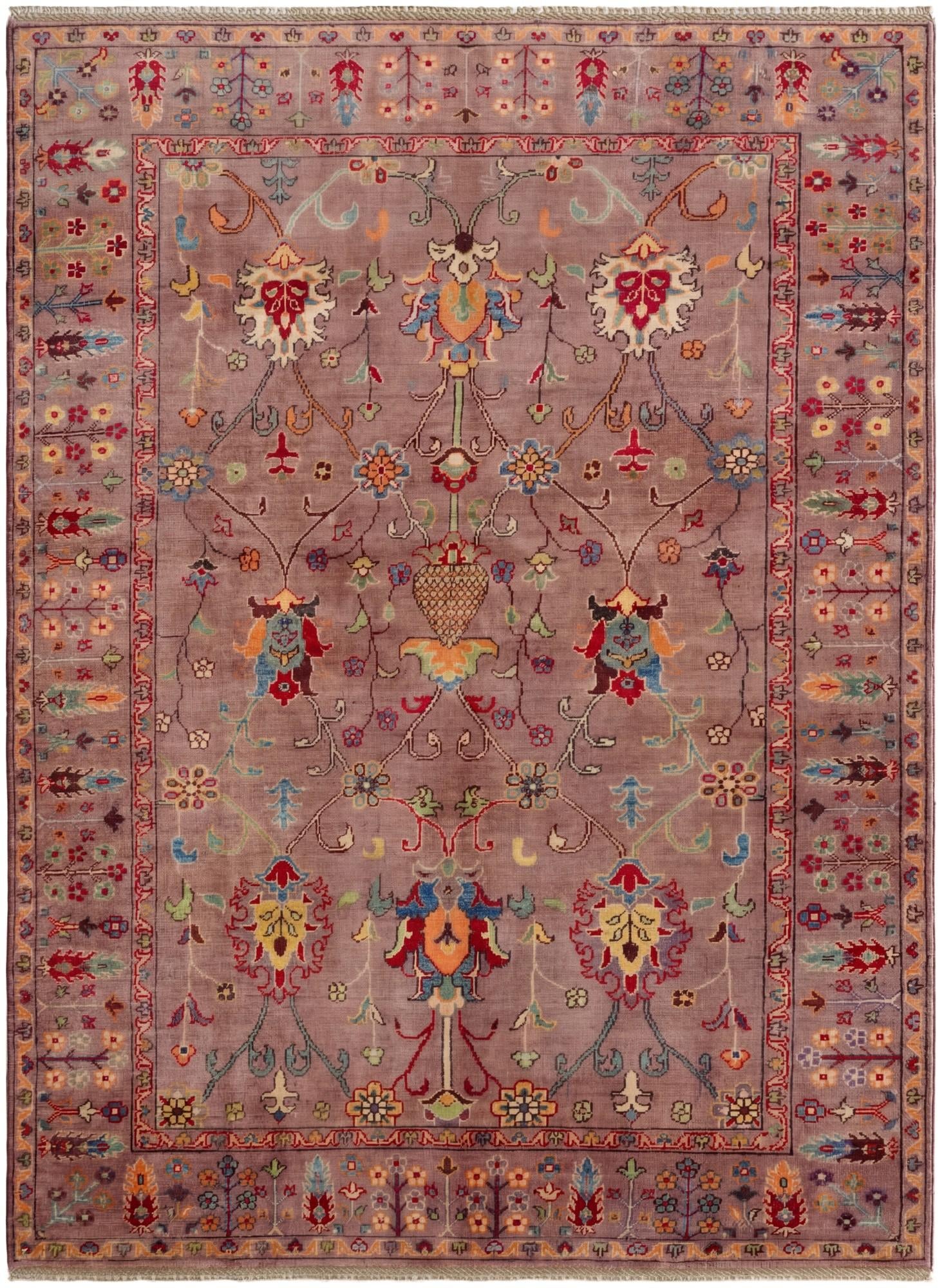 5' 6 x 7' 5 Hand Knotted Kazak Rug