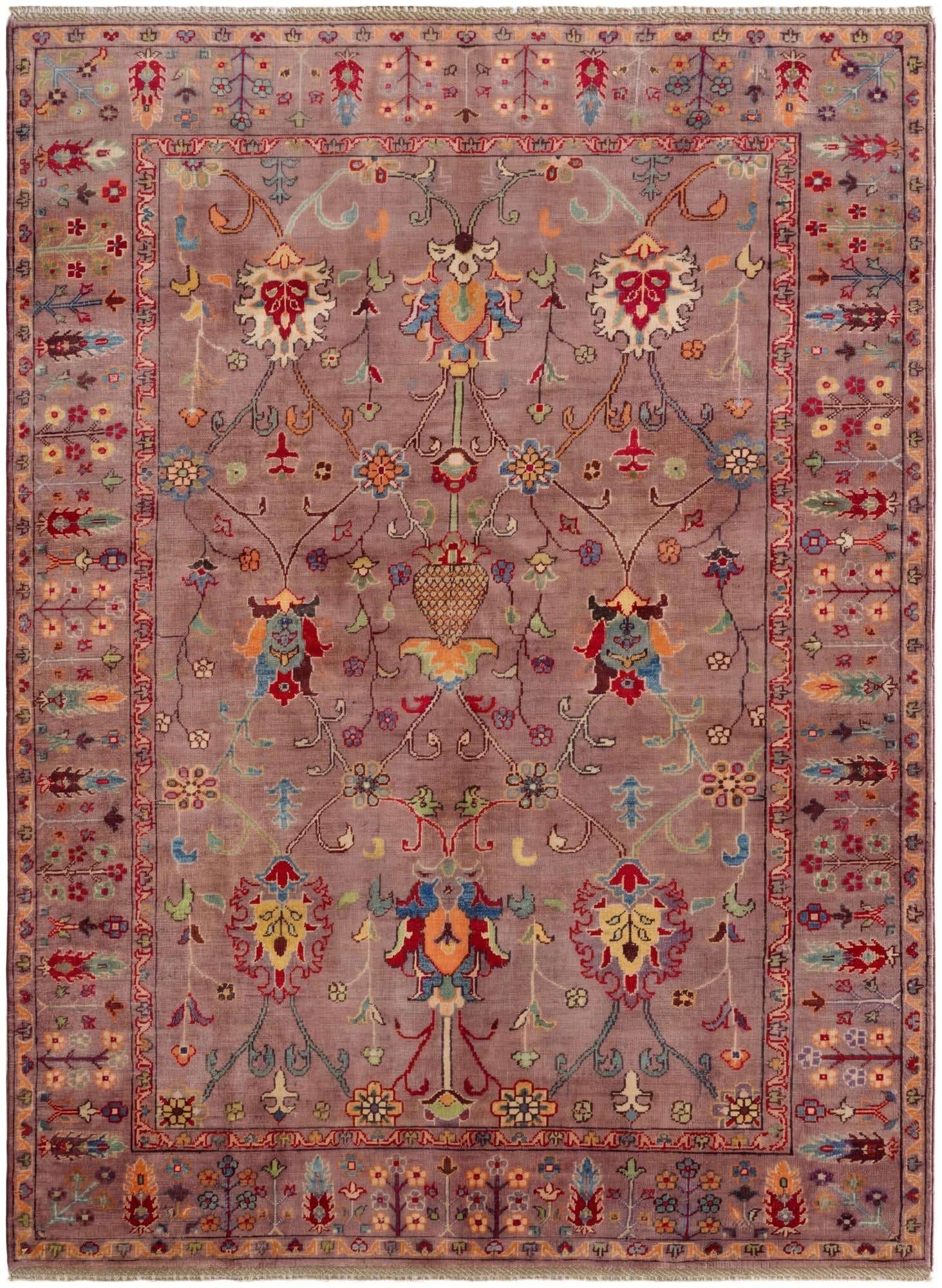 5' 6 x 7' 5 Hand Knotted Kazak Rug