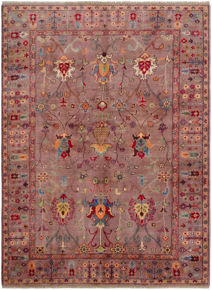 5' 6 x 7' 5 Hand Knotted Kazak Rug