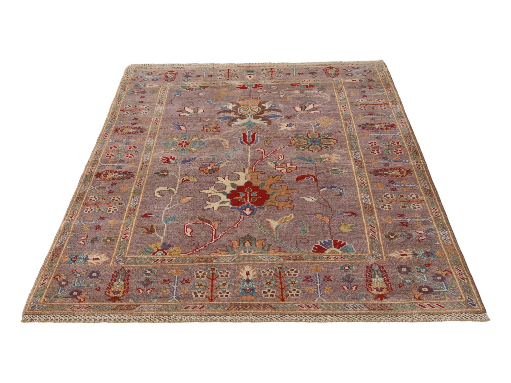 4' 2 x 6' 1 Hand Knotted Kazak Rug