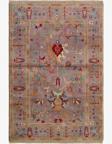 4' 2 x 6' 1 Hand Knotted Kazak Rug