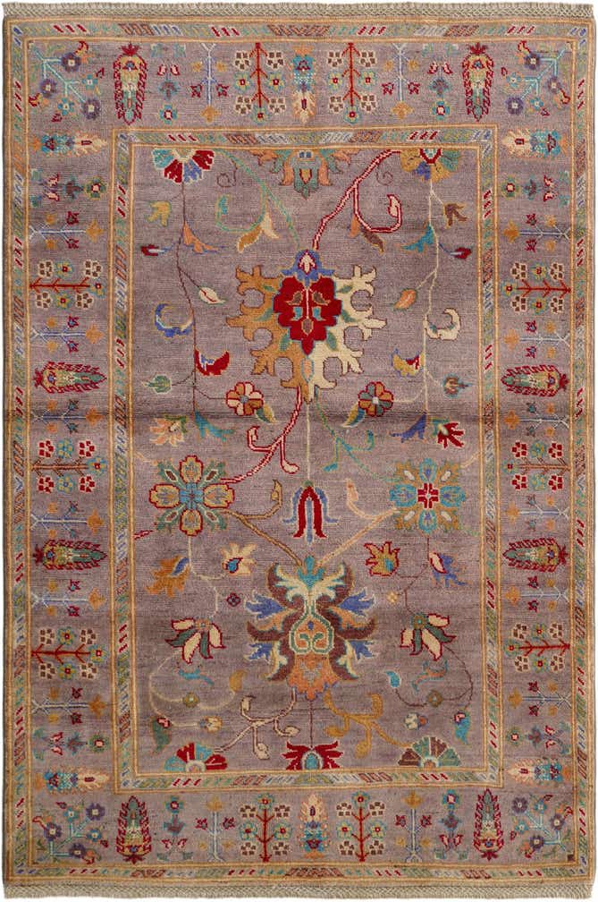 4' 2 x 6' 1 Hand Knotted Kazak Rug