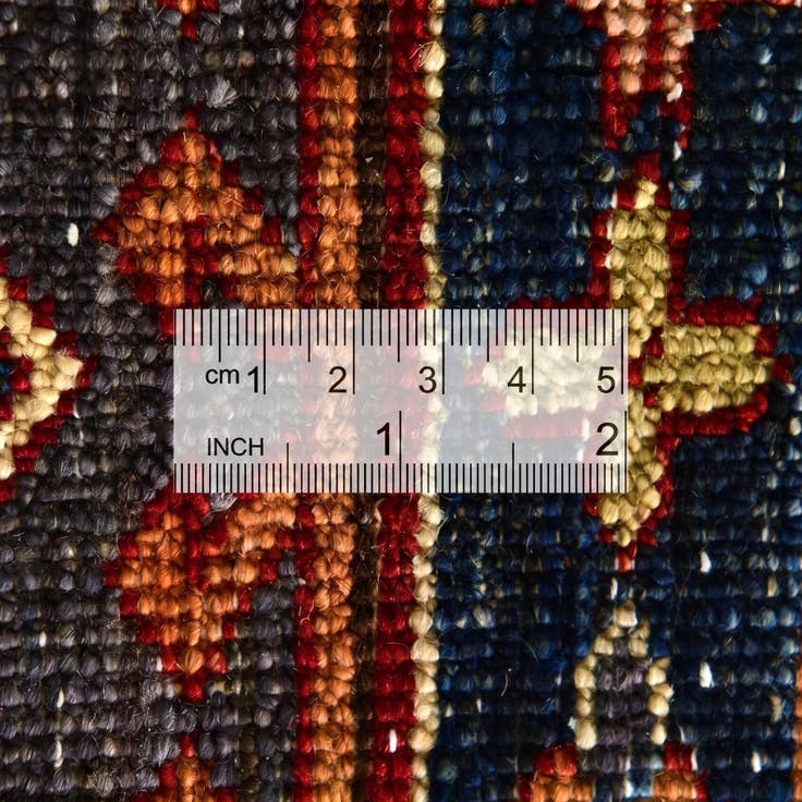 Detail image of 3' 5 x 4' 9 Hand Knotted Kazak Rug