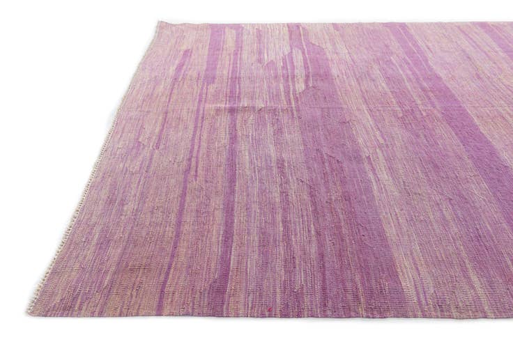 Detail image of 6' 7 x 9' 10 Hand Woven Kilim Modern Wool Rug