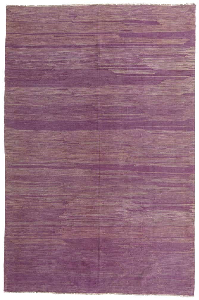 6' 7 x 9' 10 Hand Woven Kilim Modern Wool Rug