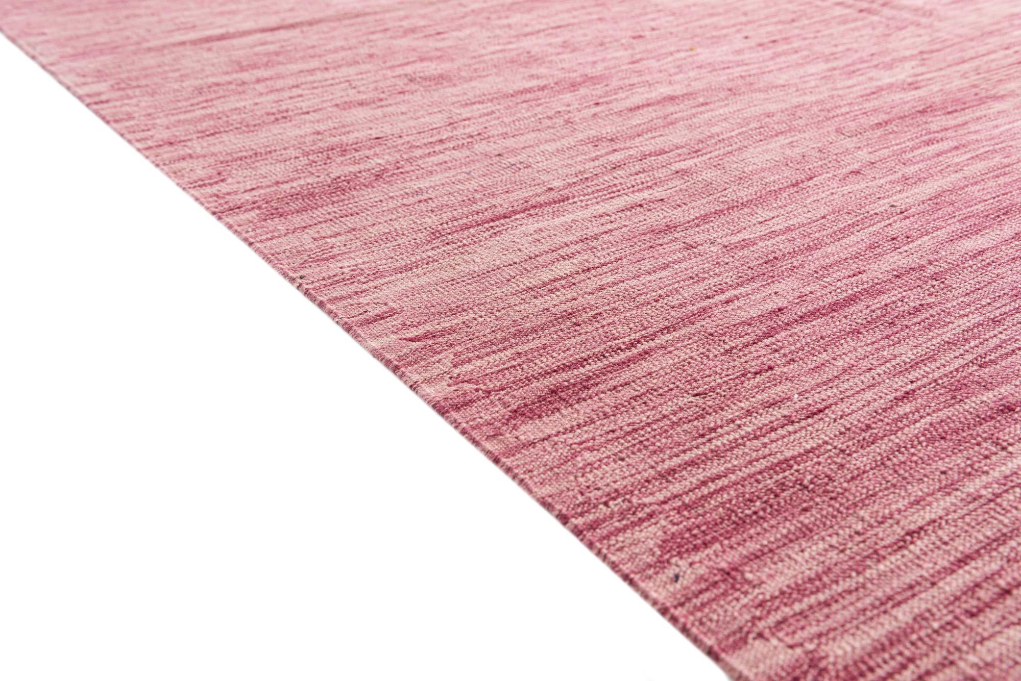 5' 9 x 8' 5 Hand Woven Kilim Modern Wool Rug