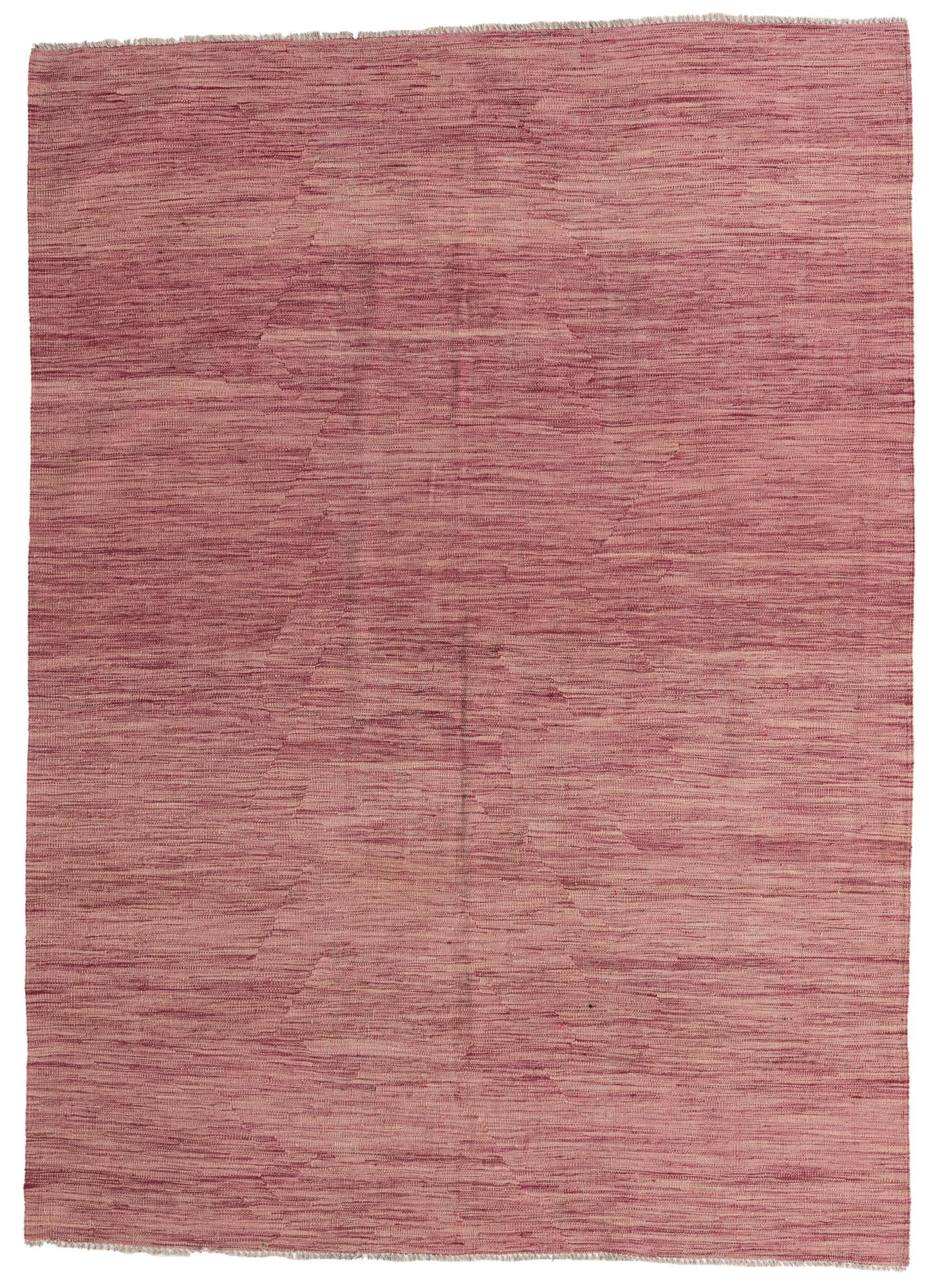 5' 10 x 8' 1 Hand Woven Kilim Modern Wool Rug