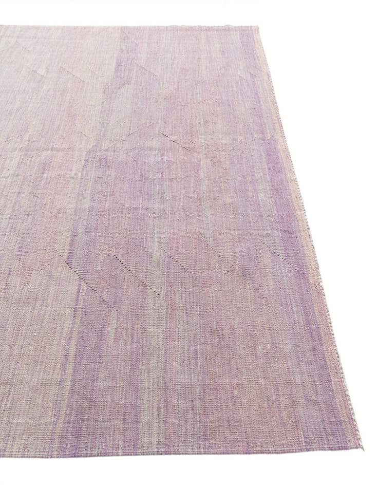 Detail image of 6' 8 x 9' 8 Hand Woven Kilim Modern Wool Rug