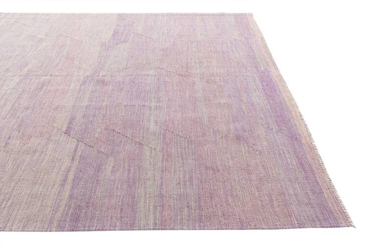 Detail image of 6' 8 x 9' 8 Hand Woven Kilim Modern Wool Rug