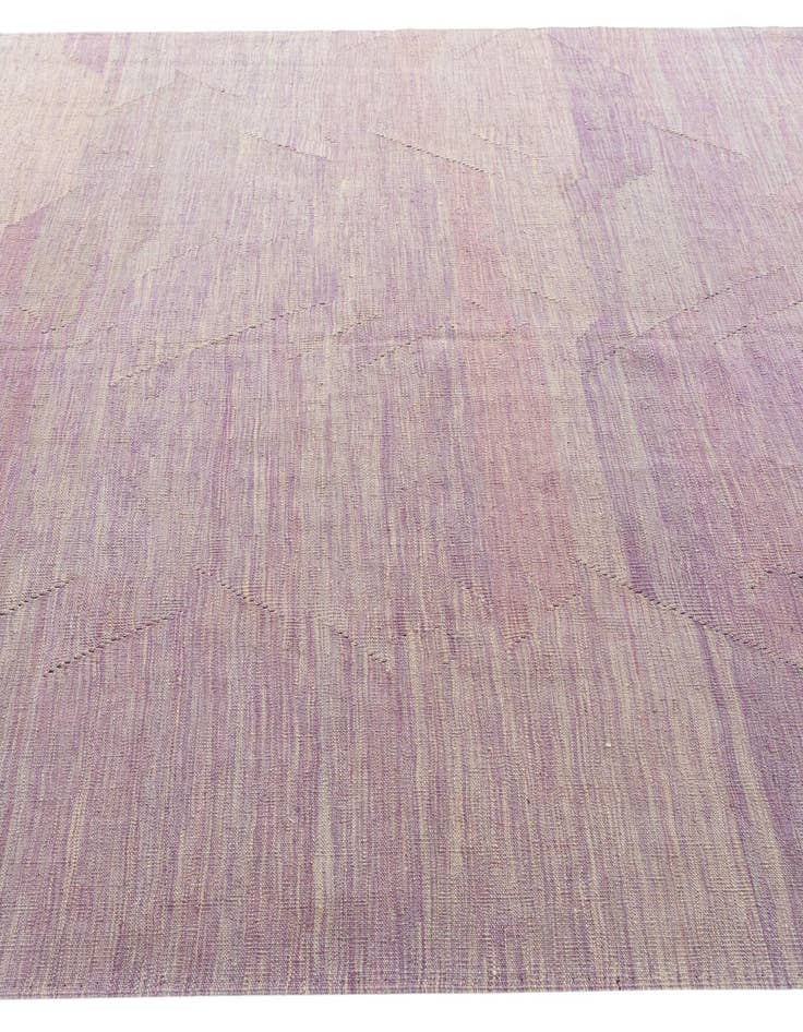 Detail image of 6' 8 x 9' 8 Hand Woven Kilim Modern Wool Rug