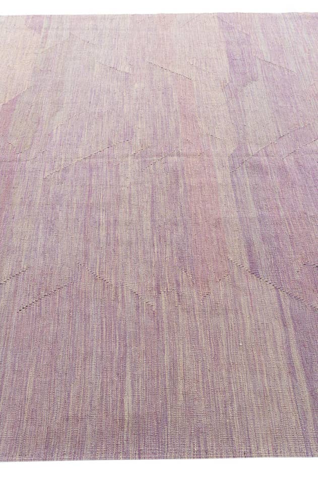 Detail image of 6' 8 x 9' 8 Hand Woven Kilim Modern Wool Rug