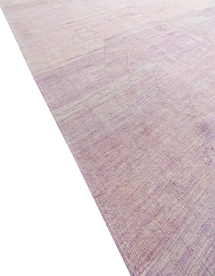 Detail image of 6' 8 x 9' 8 Hand Woven Kilim Modern Wool Rug