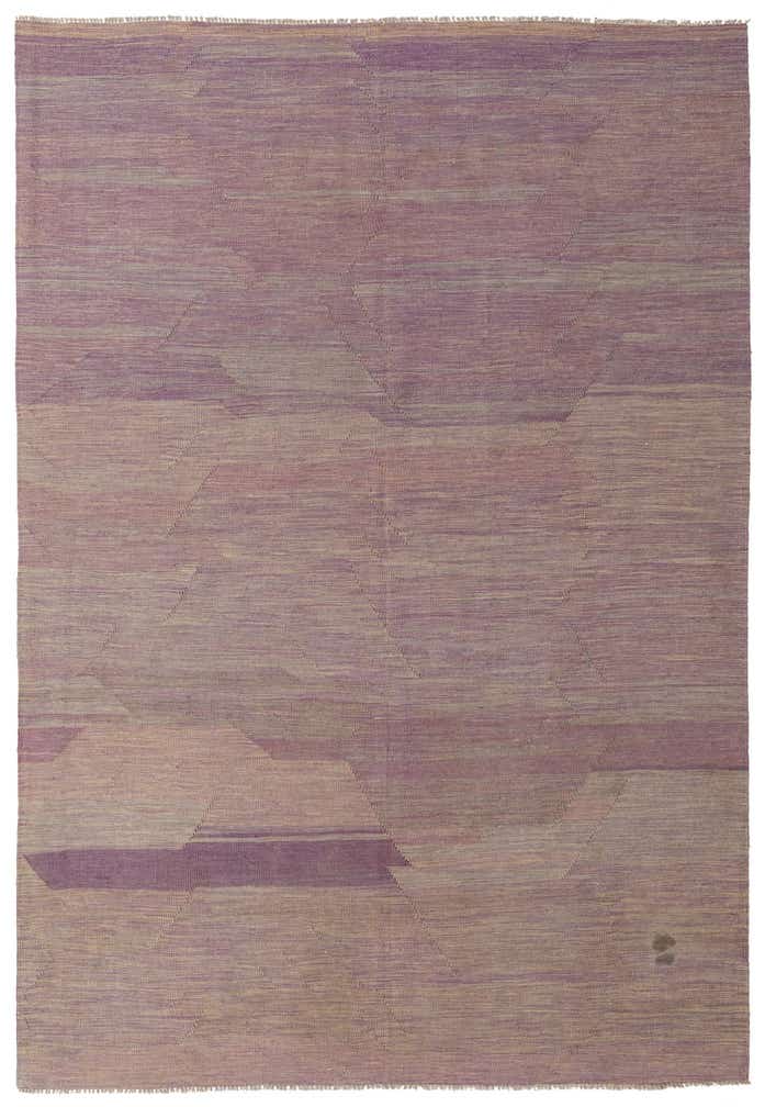 6' 8 x 9' 8 Hand Woven Kilim Modern Wool Rug