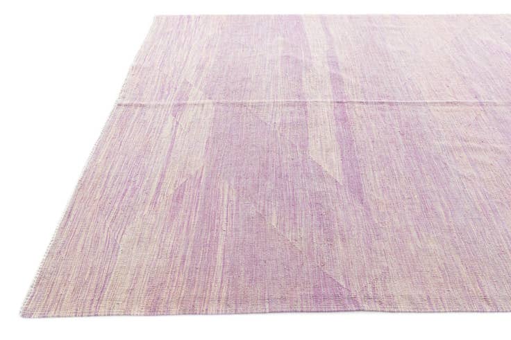 Detail image of 6' 6 x 9' 10 Hand Woven Kilim Modern Wool Rug