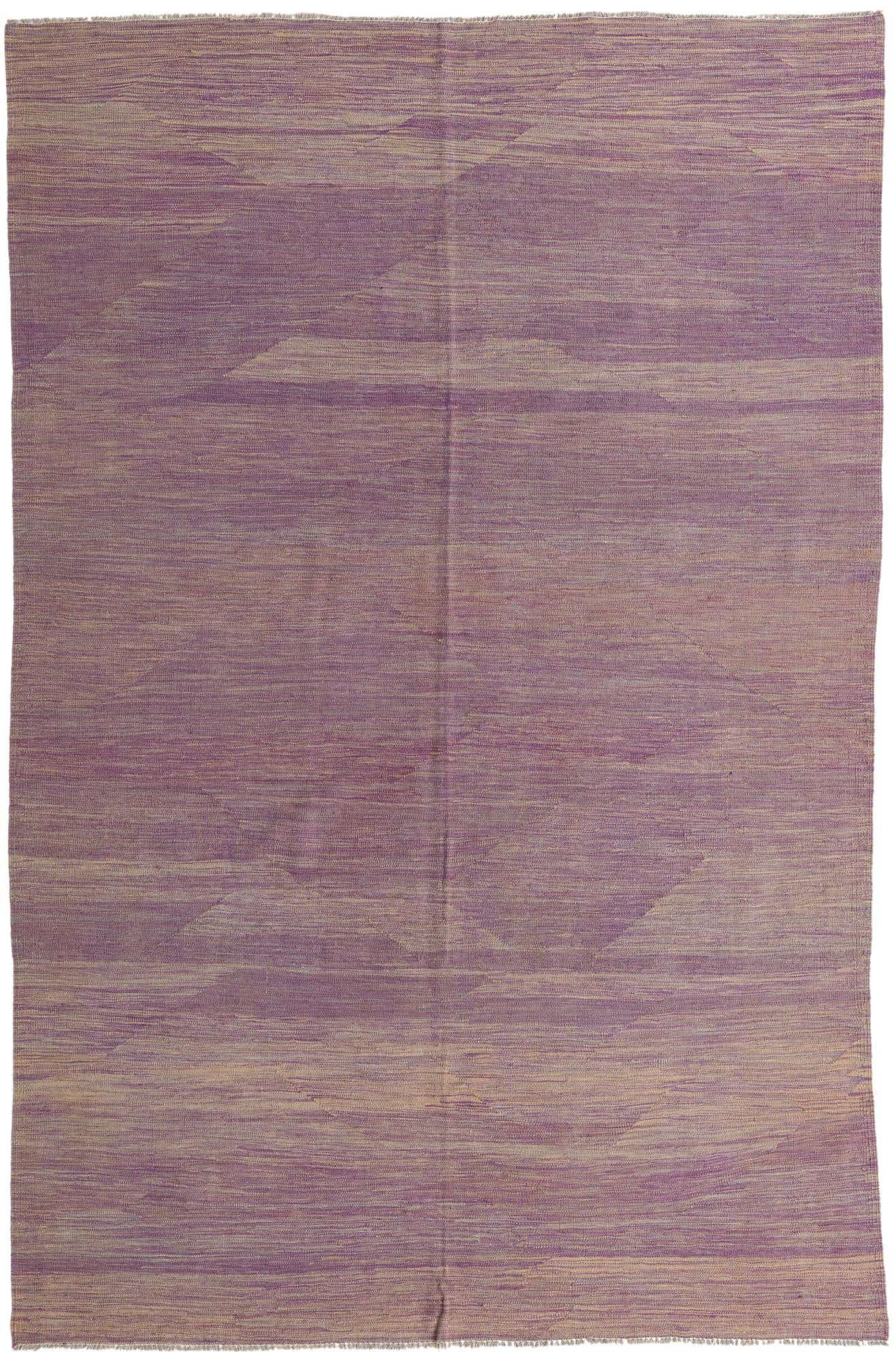 6' 6 x 9' 10 Hand Woven Kilim Modern Wool Rug