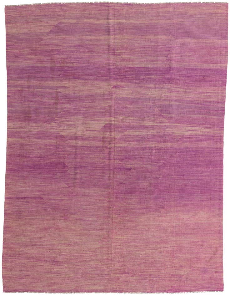 Detail image of 6' 6 x 10' Hand Woven Kilim Modern Wool Rug