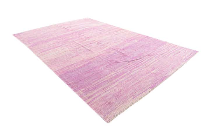 6' 5 x 9' 10 Hand Woven Kilim Modern Wool Rug