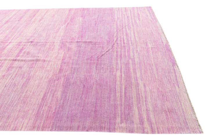 6' 5 x 9' 10 Hand Woven Kilim Modern Wool Rug