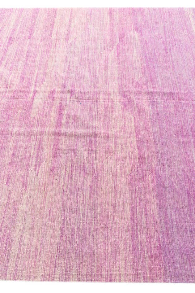 Detail image of 6' 5 x 9' 10 Hand Woven Kilim Modern Wool Rug