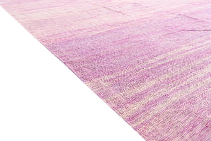 Detail image of 6' 5 x 9' 10 Hand Woven Kilim Modern Wool Rug