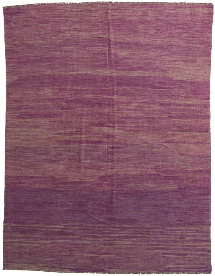 Detail image of 6' 5 x 9' 10 Hand Woven Kilim Modern Wool Rug