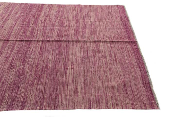 5' x 6' 6 Hand Woven Kilim Modern Wool Rug