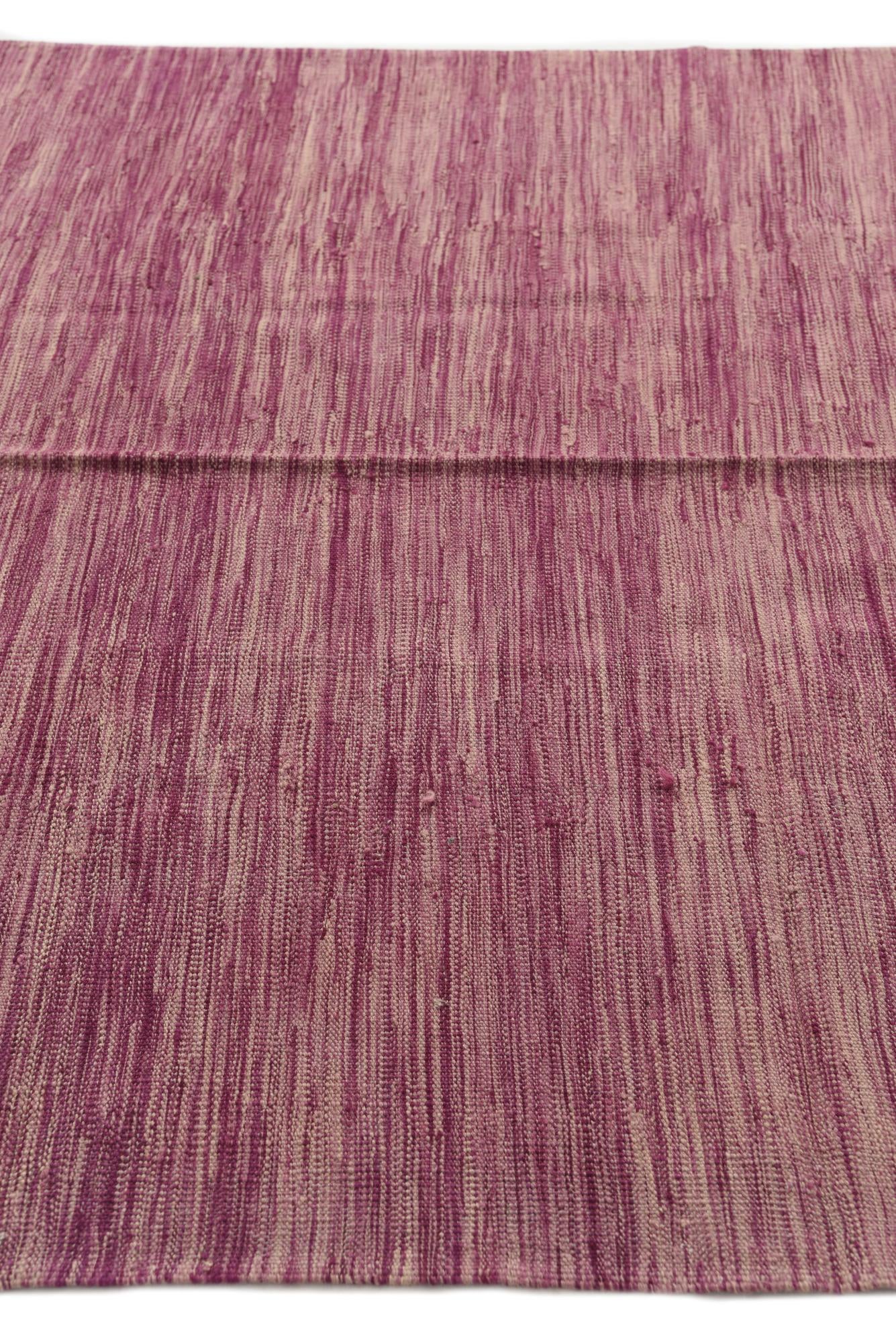 5' x 6' 6 Hand Woven Kilim Modern Wool Rug