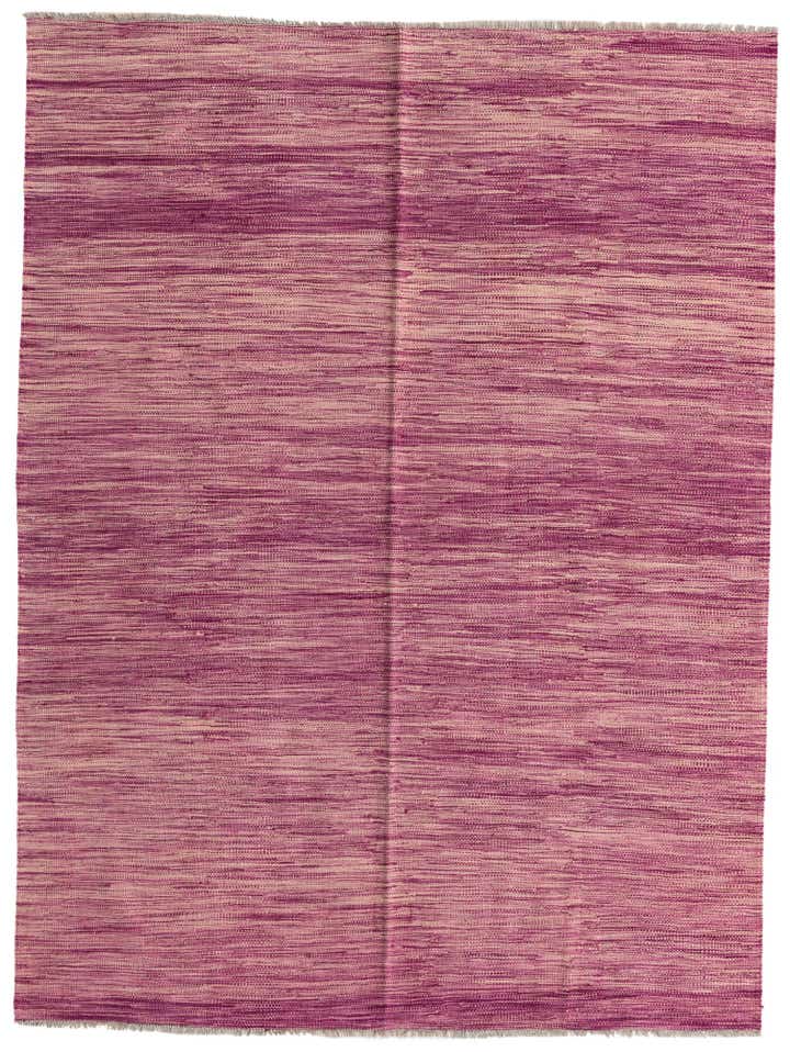 5' x 6' 6 Hand Woven Kilim Modern Wool Rug